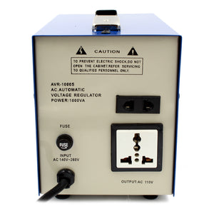 1000 Watt Step Down 220V to 110V Voltage Converter and Automatic Voltage Regulator