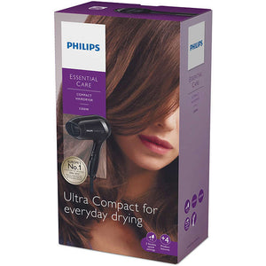 Philips BHD001 1200 Watts Compact Hair Dryer 220-240 Volts 50/60Hz Export Only