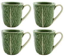 Load image into Gallery viewer, Bordallo Pinheiro Cabbage 16 Piece Dinnerware Set