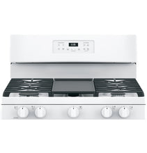 Load image into Gallery viewer, General Electric JGBS66DEKWW 30” White Freestanding Gas Range 220-240 Volts Export Only