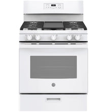 Load image into Gallery viewer, General Electric JGBS66DEKWW 30” White Freestanding Gas Range 220-240 Volts Export Only