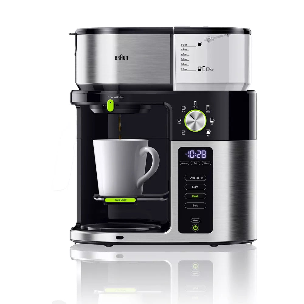 Braun Multi Serve Drip Coffee Maker KF9050 220v