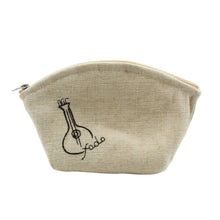 Load image into Gallery viewer, Portuguese Fado Linen Cosmetic/Toiletry Bag Made in Portugal