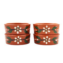 Load image into Gallery viewer, João Vale Hand-Painted Traditional Terracotta Dip Dish, Set of 4
