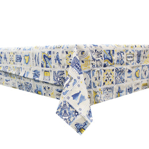 100% Cotton Traditional Portuguese Symbols Made in Portugal Tablecloth