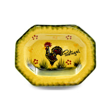 Load image into Gallery viewer, Hand-Painted Portuguese Ceramic Rooster Soap Dish
