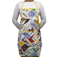 Load image into Gallery viewer, 100% Cotton Portuguese Tiles Kitchen Apron
