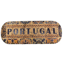 Load image into Gallery viewer, Portugal Tile Azulejo Themed Cork Eyeglass Case with Cleaning Cloth

