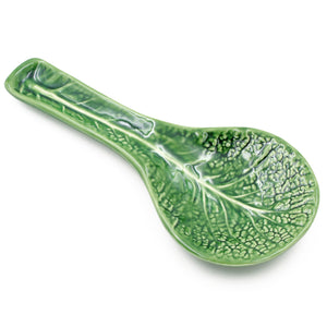 Hand-painted Traditional Portuguese Ceramic Cabbage Spoon Rest #301
