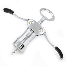 Load image into Gallery viewer, Grilo Kitchenware Chromed Wing Bottle Opener Corkscrew
