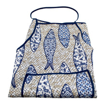 Load image into Gallery viewer, 100% Cotton Cobblestone and Sardine Apron