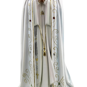 23.5" Our Lady Of Fatima Virgin Mary Religious Statue Made in Portugal #1036