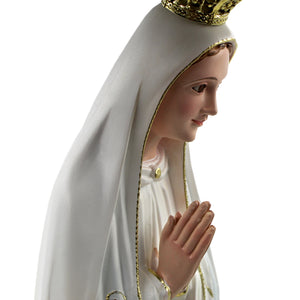 23.5" Our Lady Of Fatima Virgin Mary Religious Statue Made in Portugal #1036