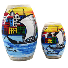 Load image into Gallery viewer, Hand-Painted Porto Rabelo Boat Wooden Barricas Set