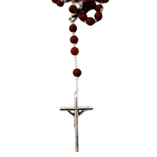 Load image into Gallery viewer, Our Lady of Fatima Handmade Scented Rose Petal Rosary Beads
