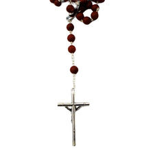 Load image into Gallery viewer, Our Lady of Fatima Handmade Scented Rose Petal Rosary Beads
