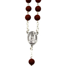 Load image into Gallery viewer, Our Lady of Fatima Handmade Scented Rose Petal Rosary Beads