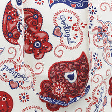 Load image into Gallery viewer, Reusable Portuguese Viana Hearts Tote Bag