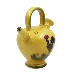 Hand-Painted Traditional Ceramic Rooster Decorative Canteen