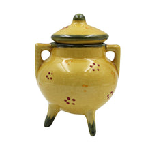 Load image into Gallery viewer, Hand-Painted Traditional Ceramic Decorative Rooster Cauldron with Lid