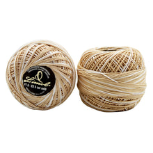 Load image into Gallery viewer, Limol Size 6 Multicolor Tinted 50 Grs 100% Mercerized Crochet Thread Cotton Ball Set