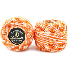 Load image into Gallery viewer, Limol Size 12 Multicolor Tinted 50 Grs 100% Mercerized Crochet Thread Cotton Ball Set