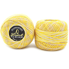 Load image into Gallery viewer, Limol Size 12 Multicolor Tinted 50 Grs 100% Mercerized Crochet Thread Cotton Ball Set