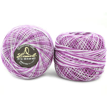 Load image into Gallery viewer, Limol Size 12 Multicolor Tinted 50 Grs 100% Mercerized Crochet Thread Cotton Ball Set
