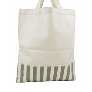 Good Luck Rooster Linen with Fringe Tote Bag