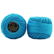 Load image into Gallery viewer, Limol Size 6 Colored 50 Grs 100% Mercerized Crochet Thread Cotton Ball Set