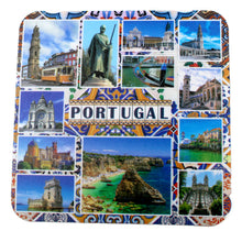 Load image into Gallery viewer, Cities of Portugal Themed Plastic Placemat and Coaster Set