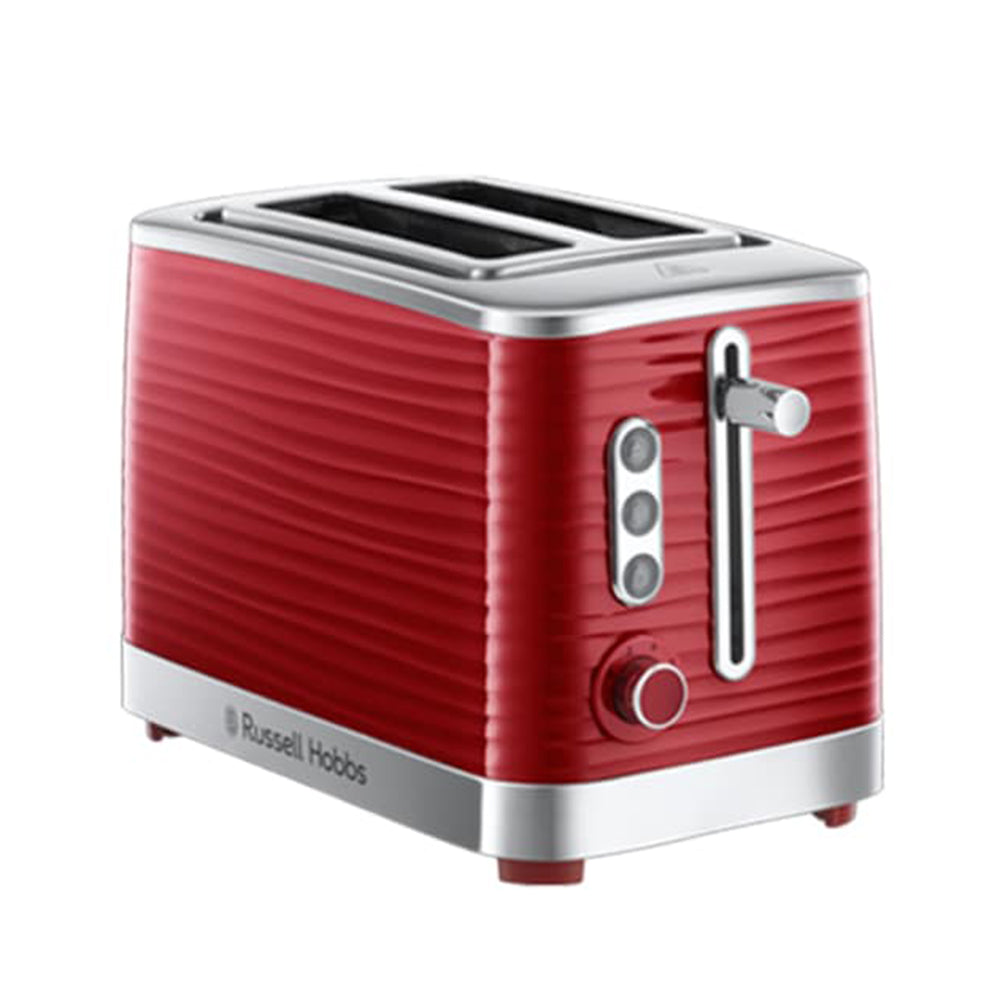 Russell Hobbs 24372 Inspire 2 Slice Red Toaster 220 Volts Export Only