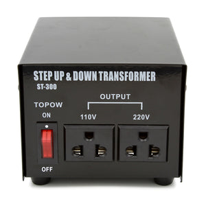 Topow 300 Watt Step Up and Down Voltage Converter Transformer 110V and 220V