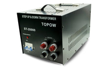 Load image into Gallery viewer, Topow 20000 Watt Step Up and Down Voltage Converter Transformer 110V and 220V