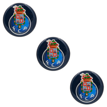 Load image into Gallery viewer, 2&quot; Round FC Porto Resin Domed 3D Decal Car Sticker, Set of 3
