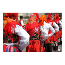 Load image into Gallery viewer, Portuguese Folklore Regional Head Viana Scarf Shawl
