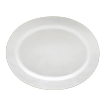 Load image into Gallery viewer, Costa Nova Beja 16&quot; White Cream Oval Platter
