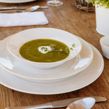 Load image into Gallery viewer, Costa Nova Beja 11" White Cream Dinner Plate Set