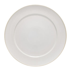 Costa Nova Beja 15" White Cream Large Round Platter