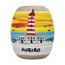 Load image into Gallery viewer, Hand Painted Wooden Made in Portugal City of Aveiro Barrica Magnet