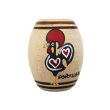 Load image into Gallery viewer, Hand Painted Wooden Made in Portugal Good Luck Rooster Barrica Magnet
