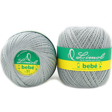 Load image into Gallery viewer, Limol Size 6 Colored 100 Grs 100% Mercerized Crochet Tricot Baby Thread Cotton Ball Set