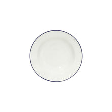 Load image into Gallery viewer, Costa Nova Beja 8" White Blue Soup/Pasta Plate Set