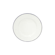 Load image into Gallery viewer, Costa Nova Beja 9&quot; White Blue Salad/Dessert Plate Set
