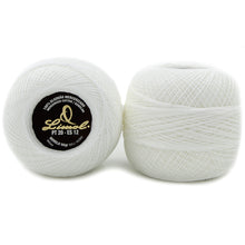 Load image into Gallery viewer, Limol Size 20 White 50 Grs 100% Mercerized Crochet Thread Cotton Ball Set