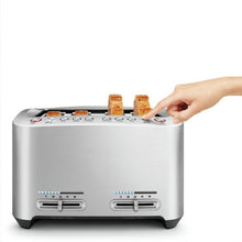 Load image into Gallery viewer, Breville BTA840XL Die-Cast 4-Slice Smart Toaster, Stainless Steel