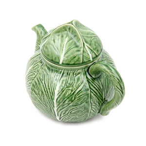 Bordallo Pinheiro Cabbage Tea Pot