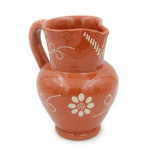 Load image into Gallery viewer, Hand-painted Traditional Portuguese Pottery Glazed Terracotta Wine Sangria Pitcher (Food Safe)