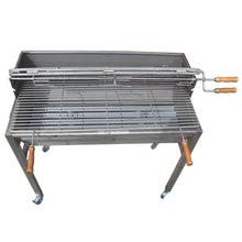 Load image into Gallery viewer, Charcoal Grill Aisi 304 Stainless Steel Handmade In Portugal 120/240 Volts Motor