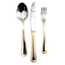 Load image into Gallery viewer, Cristema Victoria 130-Piece Silverware Flatware Cutlery Set, Stainless Steel 12 Person